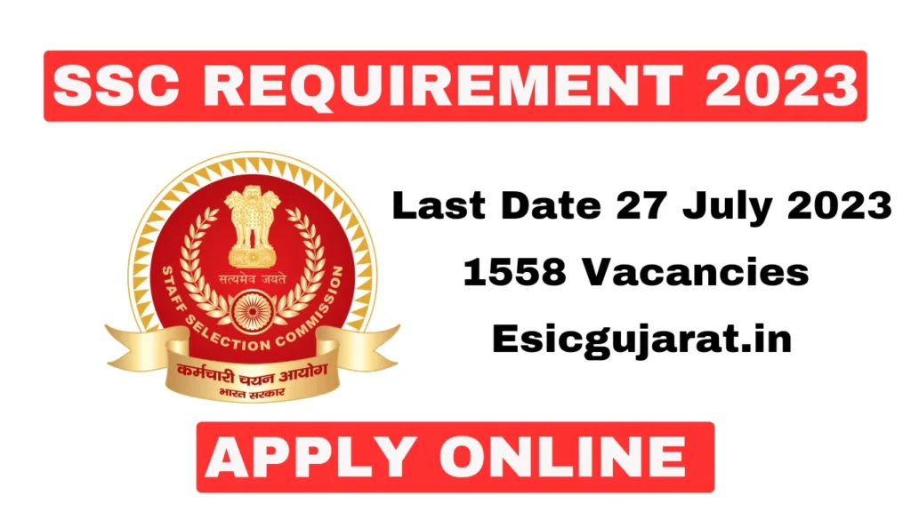 SSC-Requirement-2023